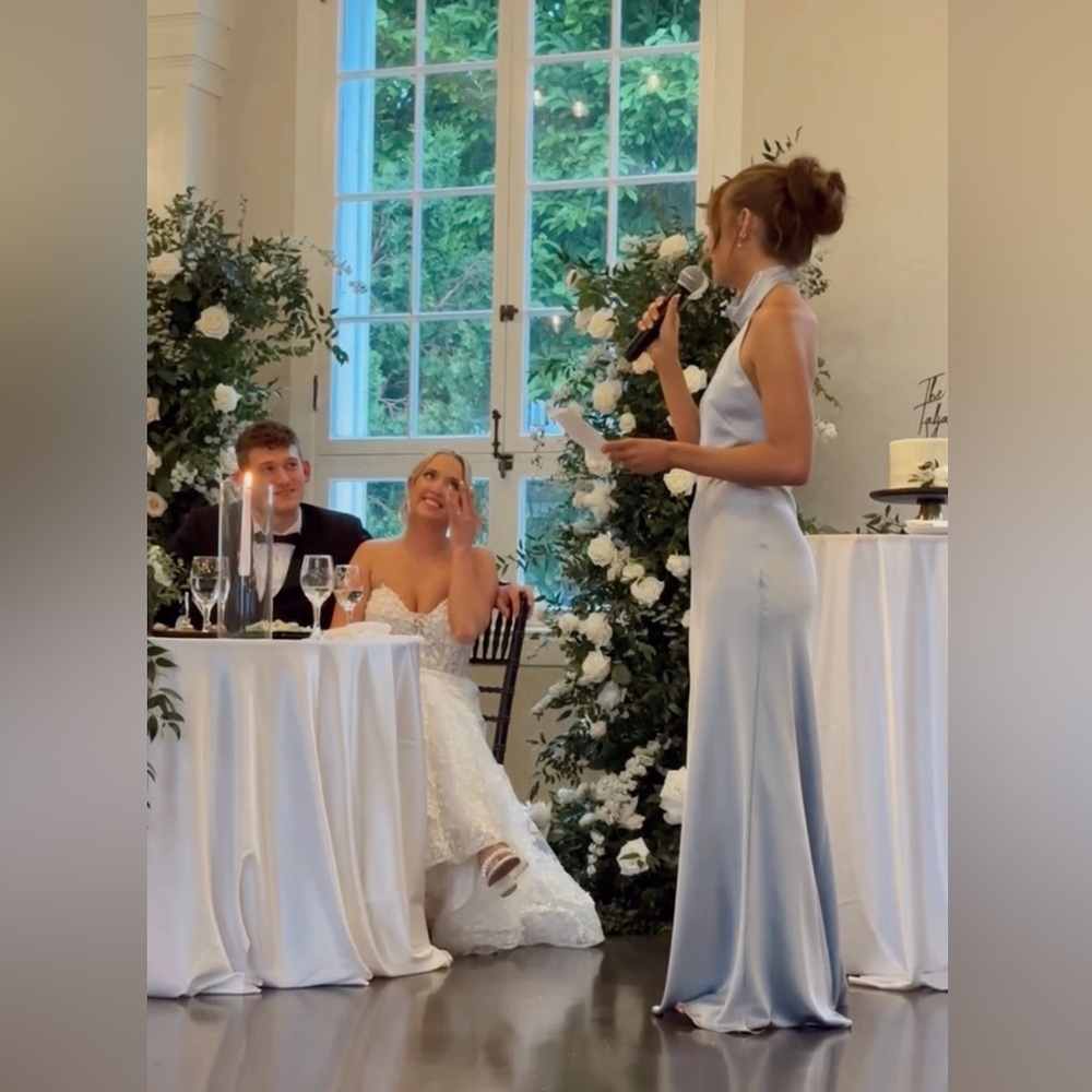 Jenny Yoo Bridesmaid dress “Lennox” in whisper blue